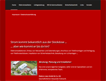 Tablet Screenshot of elektro-lietz.de